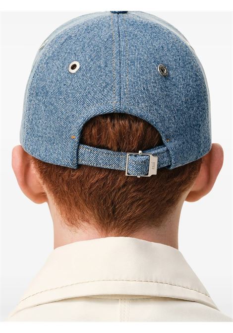 cappello adc denim unisex blu in cotone AMI PARIS | UCP264.DE0046480